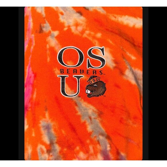 Vintage Oregon State Beavers Tie-Dye Long Sleeve - Picture 4 of 5